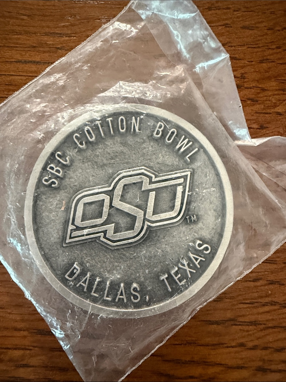 Vintage SBC Cotton Bowl coin